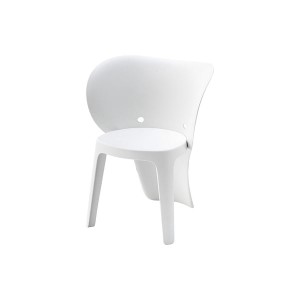 (まとめ) ミニチェア (イス 椅子) ホワイト 組立品 【×4セット】 白 コンパクトな白いチェア、組み立て式 4セットでお得 白 送料無料