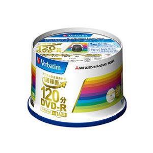 （まとめ）バーベイタム 録画用DVD-R標準120分 1-16倍速 スピンドルケース VHR12JP50V4 1パック(50枚)【×5セット】 送料無料