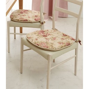 クッション バテイ 椅子 (イス チェア) 日本製 国産 洗える ウォッシャブル エレガント ベージュ 約45×43cm