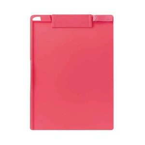(まとめ）TANOSEE クリップボード A4タテ ピンク 1セット（10枚）【×5セット】 ピンクの美しさが心を奪う A4サイズのクリップボード10枚