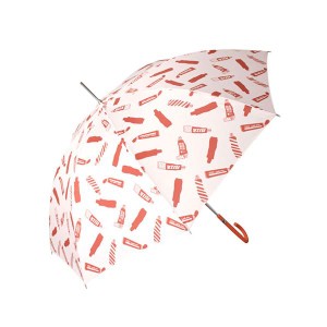 オーロラ チャムチャムマーケット CHAM CHAM MARKET 雨長傘 Tube ピンク 1CM110030373 ピンクのオーロラが舞い踊る、雨の日も楽しくなる