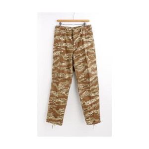 アメリカ軍 BDU カーゴパンツ ／迷彩服パンツ 【 Sサイズ 】 リップストップ YN521007 デザート タイガー 【 レプリカ 】 送料無料