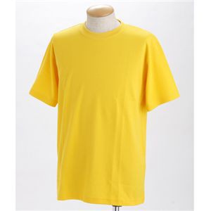ドライメッシュポロ＆Tシャツセット イエロー 3Lサイズ 黄 送料無料