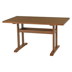 ダイニングテーブル ダイニング用テーブル 食卓テーブル 机 食卓テーブル 約幅120cm ブラウン 木製脚付き 組立品 ケルト リビング ダイニ
