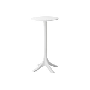 ハイテーブル 机 ホワイト 組立品 【チェア (イス 椅子) 別売 単品 り】 白 高さ調節可能なホワイトカラーテーブルで、自分好みのスタイ