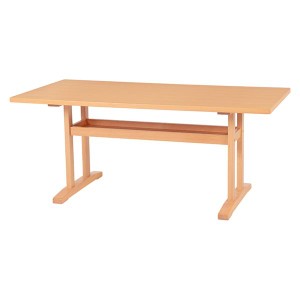 ダイニングテーブル ダイニング用テーブル 食卓テーブル 机 食卓テーブル 約幅150cm ナチュラル 木製脚付き 組立品 ケルト リビング ダイ