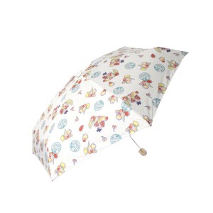 オーロラ チャムチャムマーケット CHAM CHAM MARKET 雨ベビーミニ傘 FRUITS ベージュ 1CM170020283 フルーツの香りが漂う、オーロラの傘 