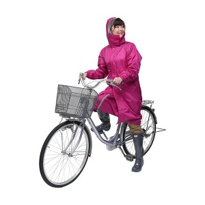 トキワ 雨先案内人 サイクルコート ベリーピンク M+サイズ 3193-BP-M+ 雨の日の配達を手助け サイクルコート ベリーピンク M+サイズ - 雨
