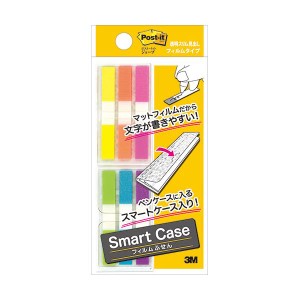 【10個セット】 3M Post-it ポストイット ジョーブ 透明スリム見出し スマートケース 3M-680MSH-SC1X10 透明でスリムな見出しを手軽に収