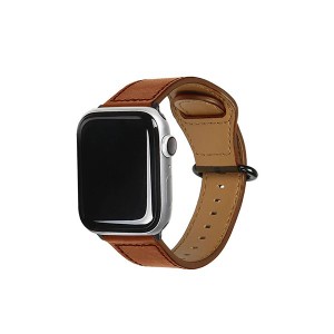 EGARDEN GENUINE LEATHER STRAP for Apple Watch 49/45/44/42mm Apple Watch用バンド ブラウン EGD20590AW 茶 送料無料