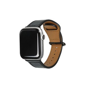 EGARDEN GENUINE LEATHER STRAP for Apple Watch 49/45/44/42mm Apple Watch用バンド ブラック EGD20591AW 黒 送料無料