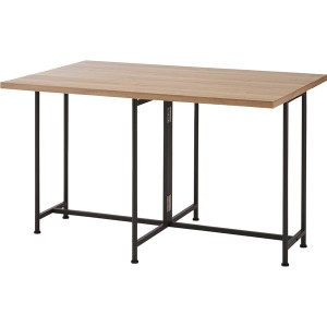 バタフライテーブル 机 約幅120cm ナチュラル 組立式 自然の風を感じる、幅120cmのアセンブリ式テーブル バタフライテーブルの新たな名前