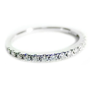 ダイヤモンド リング ハーフエタニティ 0.3ct プラチナ Pt900 10号 0.3カラット エタニティリング 指輪 鑑別カード付き 永遠の輝きを纏う