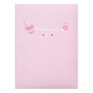 記録ブック ウェルカムベビー TKB-280-P ピンク 赤ちゃんを迎える喜びを記録する特別なブック ピンクのウェルカムベビー 送料無料