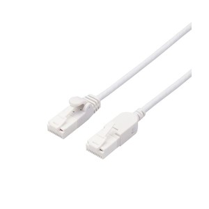 スイングコネクターLANケーブル 配線 (Cat6A準拠) LD-GPATSW/WH30 ホワイト3m 白