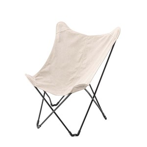 折りたたみ椅子 (イス チェア) 約幅73.5cm ベージュ 金属 スチール フォールディングチェア (イス 椅子) 完成品 リビング ダイニング イ