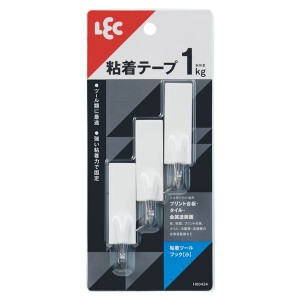 【5個セット】 レック 粘着 ツールフック 小 3個入 H00434 スティッキーフック【5個セット】- 小型の粘着ツールフックで、あらゆる場所に