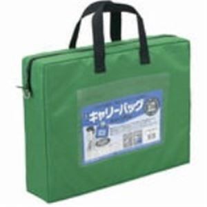 （まとめ）ミワックス キャリーバッグ CB-440-G A4 マチ付 緑【×2セット】 ビジネスに最適 便利なセット 包装用具 メールバッグ 業務用