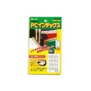 （まとめ）ニチバン PC パソコン インデックスラベル PC -132R 赤枠【×10セット】 送料無料