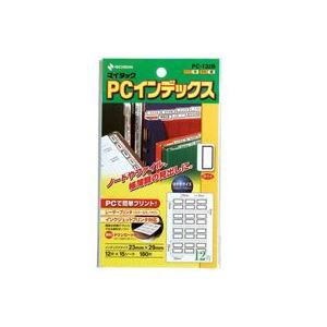 （まとめ）ニチバン PC パソコン インデックスラベル PC -132B 青枠【×10セット】 送料無料