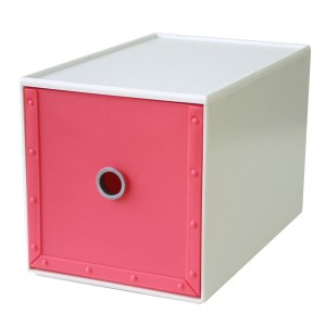 八幡化成 way-be ファイルストアーズ ヴィヴァン fs-750 ピンク カラフルな収納ボックス 小物を整理整頓 ビタミンパワーで心躍る収納 CD