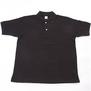 ドライメッシュアクティブ半袖ポロシャツ ブラック 3L 黒