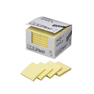 3M Post-it ポストイット ノート 業務用パック イエロー 3M-6544-Y 黄 ビジネスパック イエロー 効率アップのポストイットノート 3Mの業