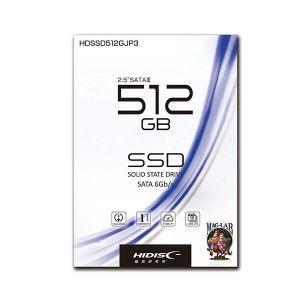 HIDISC 2.5inch SATA SSD 512GB HDSSD512GJP3 高速データ転送のための内蔵型SSD 大容量512GBでデータを安全に保存 驚異のパフォーマンス