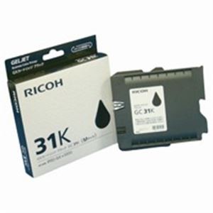RICOH（リコー） ジェルジェットカートリッジ GC31Kブラック 黒 業務に最適なリコーインク・トナーカートリッジ 高品質なジェルジェット