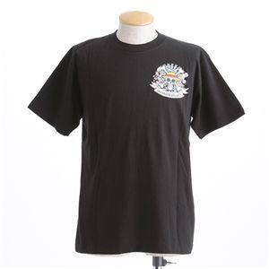 むかしむかし ワンピースコレクション 和柄半袖Tシャツ S-2449/麦わらパイレーツ 黒S クールでカッコいい むかしむかし ワンピースコレク