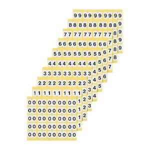 ナンバーラベルM 数字7 （25片×10シート） KM-1-7 数字の魔法が輝く 25片×10シートのナンバーラベルM、新登場 7の数だけ幸運を呼び込む