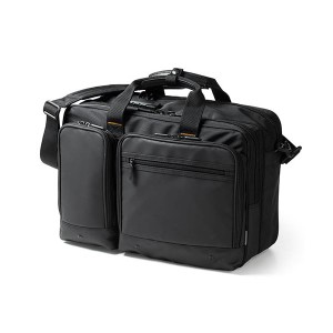 サンワダイレクト ビジネスバッグ(3WAY・大容量 大型 ・リュック・ショルダー対応・25.5L) 200-BAG170BK 1個 送料無料