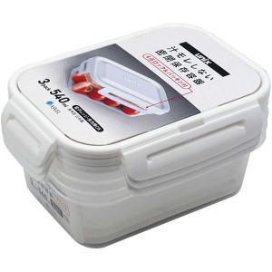 【5個セット】 アスベル タイトロック 長角M 540ml ホワイト 3個入 3708 白