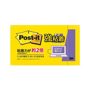 【10個セット】 3M Post-it ポストイット 強粘着ノート 3M-655SS-YNX10 超強力粘着ノート【10個セット】- 3M Post-it 強力粘着ノート 3M-