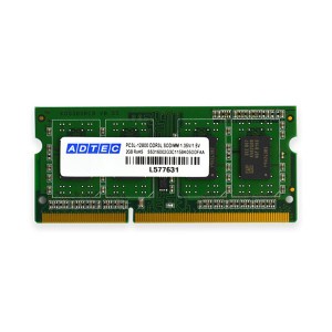 アドテック DDR3L 1600MHzPC パソコン 3L-12800 204Pin SO-DIMM 4GB 省電力 ADS12800N-L4G 1枚 送料無料