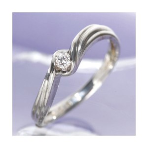ピンクダイヤリング 指輪 ウェーブリング 11号 優雅なウェーブが輝く、ピンクダイヤモンドの輝きを纏った11号の指輪 送料無料