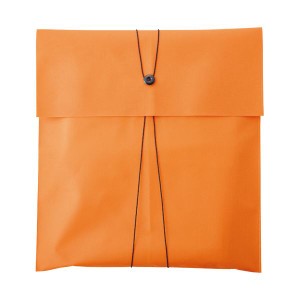 ヘッズ 不織布パーツ付ギフトバッグ L オレンジ FPO-BL 1枚 鮮やかなオレンジの不織布パーツ付きギフトバッグL 贈り物に最適なヘッズが新