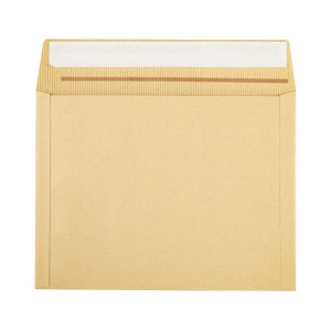 (まとめ）今村紙工 紙製クラフトクッション封筒258×197+50mm KF-S 1パック（25枚）【×10セット】 簡単封入 広がる口で便利 今村紙工の