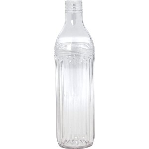 【2個セット】 シービージャパン uca LSボトル 1L クリア 冷たさが長持ち 涼感満載の冷水筒 透明なガラス風デザインでおしゃれ度UP 横置