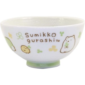 【2個セット】 アサヒ興洋 茶碗 直径11×高さ6cm すみっコぐらし ホワイト 白