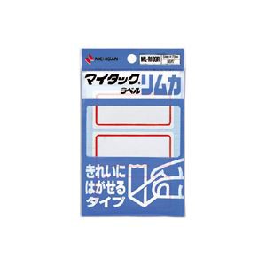 （まとめ） ニチバン マイタック(R) ラベル リムカ(R) 枠付きラベル（きれいにはがせるタイプ） ML-R109R 赤枠 1P入 【×10セット】 送料