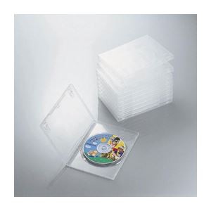(まとめ) DVDトールケース CCD-DVD03CR【×5セット】 送料無料