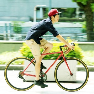 ロードバイク 700c（約28インチ）/レッド(赤) シマノ14段変速 軽量 重さ11.5kg 【ORPHEUS】 オルフェウスCAR-013 赤 送料無料