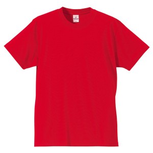 Tシャツ CB5806 レッド Mサイズ 【 5枚セット 】 赤 送料無料
