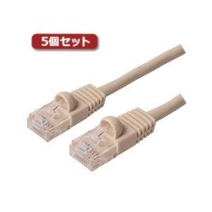 5個セット MCO カテ5eストレ-トLANケーブル 配線 15m アイボリ- TWN-515IVX5 送料無料