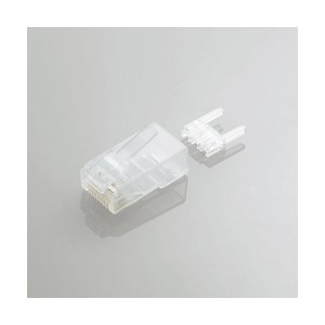 （まとめ） ツメの折れないLANコネクタ（Cat6） LD-6RJ45T10／T【×3セット】 ネバ折れ 高速通信を実現するLANコネクタ（Cat6）3個セット