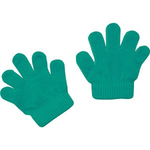 (まとめ) ミニのびのび手袋 【幼児〜子供用サイズ】 アクリル製 グリーン(緑) 【×40セット】 緑 自由自在な手袋 幼児から子供まで対応 