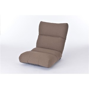 ふかふか座椅子 (イス チェア) リクライニング ソファー 【モカブラウン】 日本製 国産 『KABUL-LT』 茶 送料無料