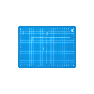 (業務用セット) 折りたたみカッティングマット A4サイズ CTMO-A4-SB スカイブルー【×5セット】 青 便利な折りたたみカッティングマット 