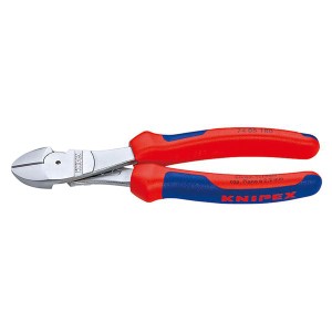 KNIPEX（クニペックス）7405-140 強力型斜ニッパー（硬線用） あらゆるワイヤーの切断に最適 驚異のパワーを持つワイヤーカッター（硬線